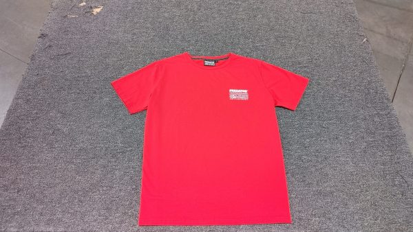 red tee shirt